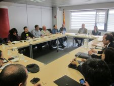 Reunión De Trabajadores De Metro De TMB Con La Generalitat