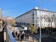 Protesta De Independentistas En El Juzgado De Santiago