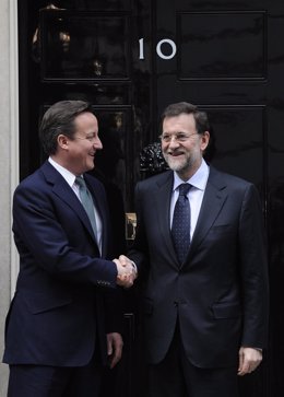 David Cameron Y Rajoy, En Downing Street 10