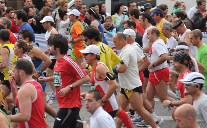 Carrera Maratón en Madrid