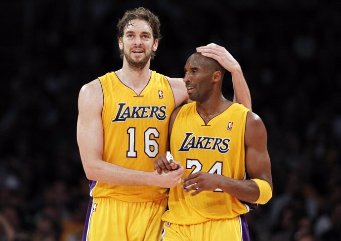 Pau Gasol y Kobe Bryant LA Lakers
