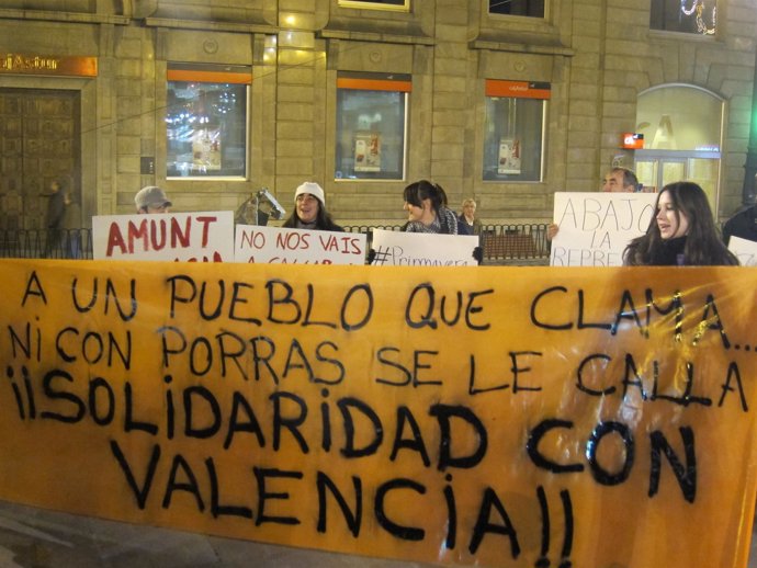 Manifestantes Asturianos