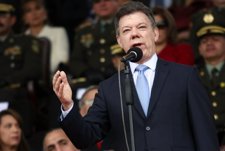 El Presidente de Colombia Juan Manuel Santos