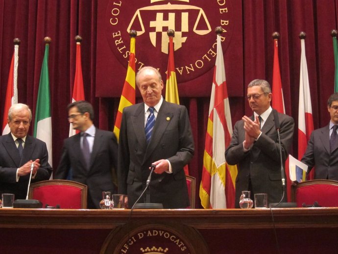Pascual Sala (Pte. TC), El Rey Juan Carlos Y El Ministro A.R. Gallardón