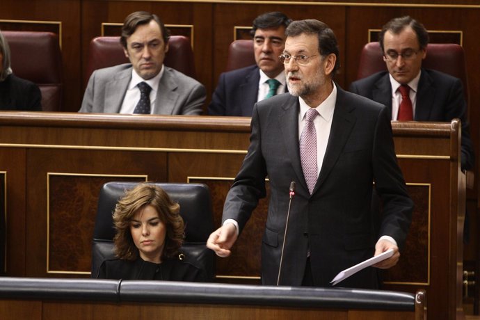 Imagen De Mariano Rajoy En El Congreso