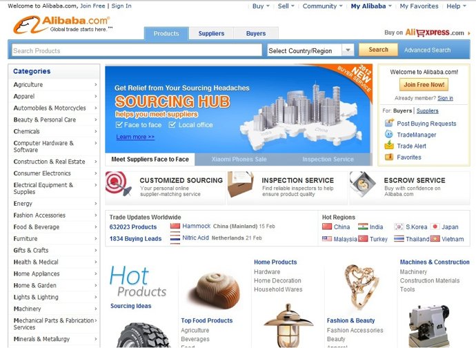Web De Alibaba