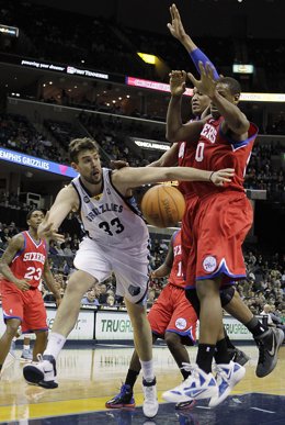 Marc Gasol Ante Sixers 