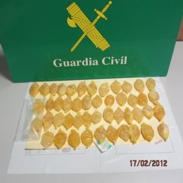 Bolas De Cocaína Líquida Intervenidas A Un Mulero