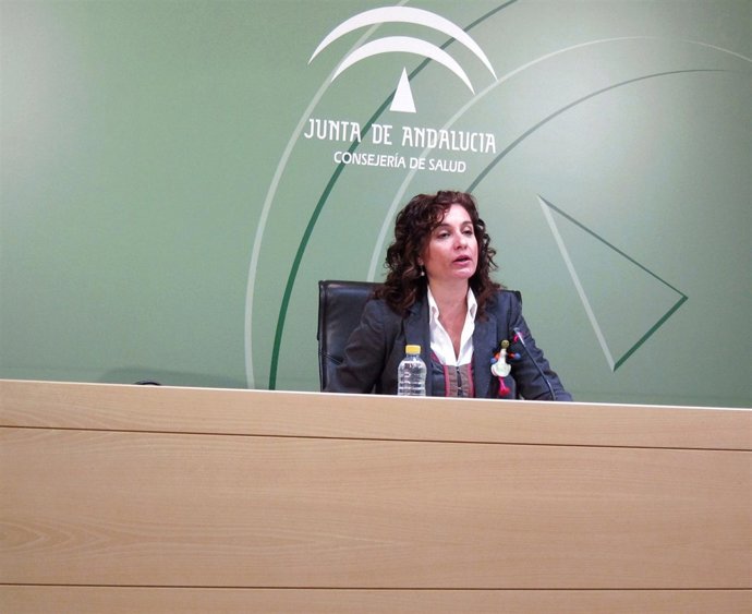 La Consejera Andaluza De Salud, María Jesús Montero, Durante Una Comparecencia