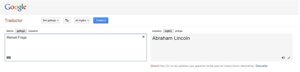 Manuel Fraga En El Traductor De Google