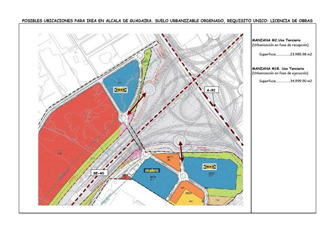 Ubicaciones Ofrecidas Por Alcalá De Guadaíra A Ikea