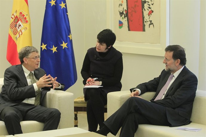 Encuentro De Mariano Rajoy Y Bill Gates