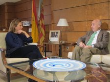 El Síndic Con La Delegada Del Gobierno, Paula Sánchez De León