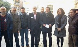 Alarte Y Diputados Socialistas Con Miembros De FGV