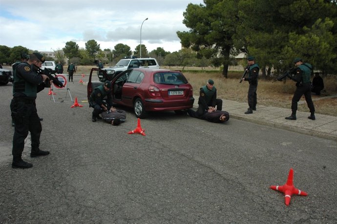 Simulacro Grupo De Reserva De Seguridad De La Guardia Civil 