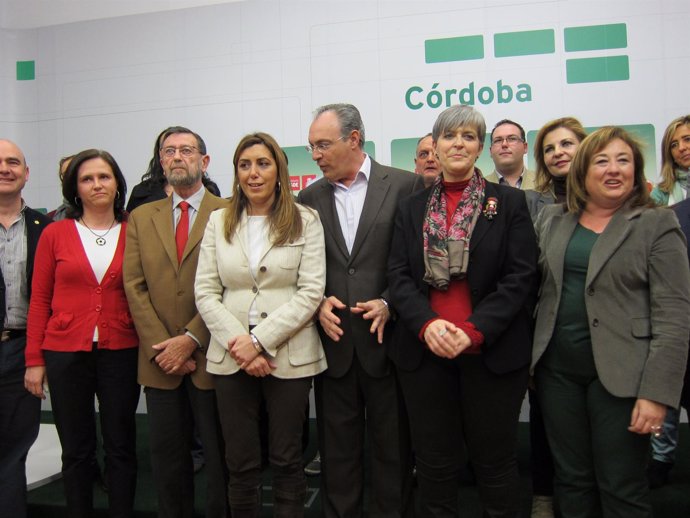 Díaz (Centro) Con La Candidatura Del PSOE Cordobés