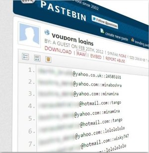 Lista De Datos Publicados De Usuarios De Youporn