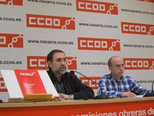 El Secretario General De CCOO De Navarra, José María Molinero.