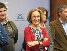 Paz Andrés, En Rueda De Prensa En Oviedo