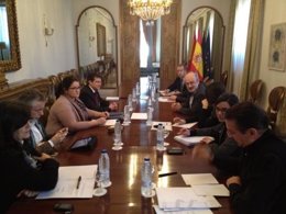 El Alcalde De Lorca Asiste A La Reunión De La Comisión De Seguimiento 