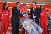 Ciclismo.- Valverde (Movistar): "Esta victoria va para el equipo, siempre han confiado en mí"