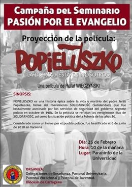 Cartel De La Película 'Popieluszko'