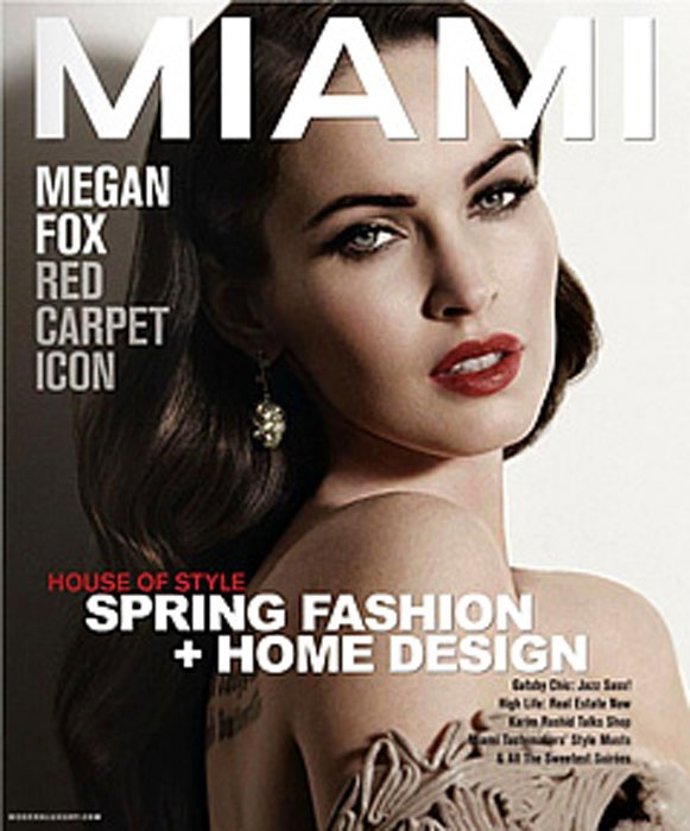 Portada Megan Fox Miami Magazine