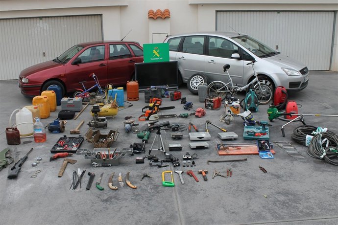 Material Incautado En La Operación Desarrollada En Vilafamés