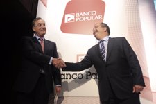 El Presidente De Banco Pastor, José María Arias, Y De Popular, Angel Ron 