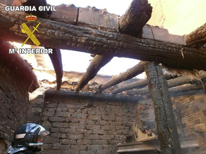 La Vivienda Incendiada En Tarazona (Zaragoza)