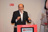 Rubalcaba a Barreda: "No voy a dejar que te criminalicen y que utilicen tu gestión para hacer sus recortes"
