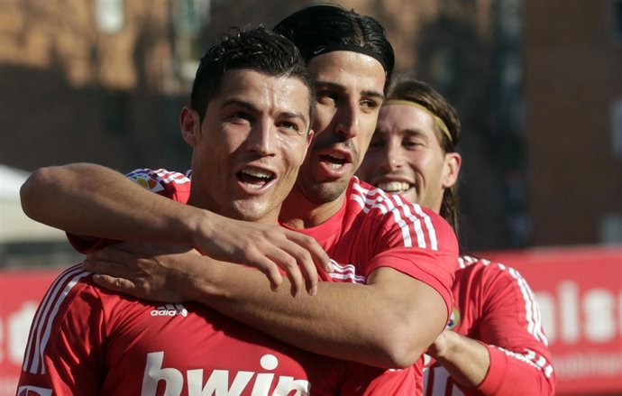 Cristiano Ronaldo, Khedira Y Sergio Ramos