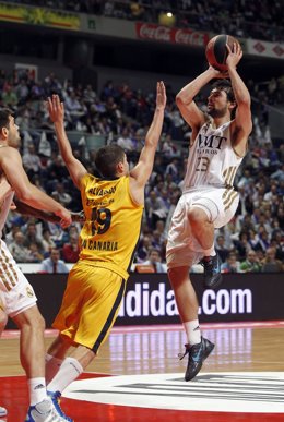 Llull En El Real Madrid-Gran Canaria 2014