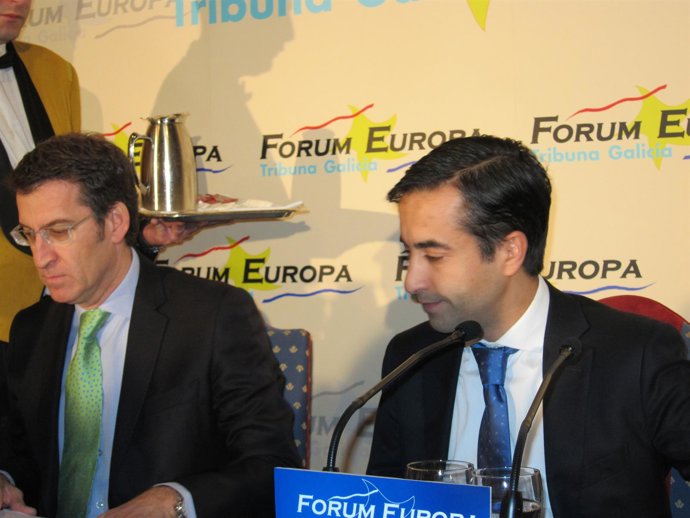 Alberto Núñez Feijóo Y José Manuel Rey Varela