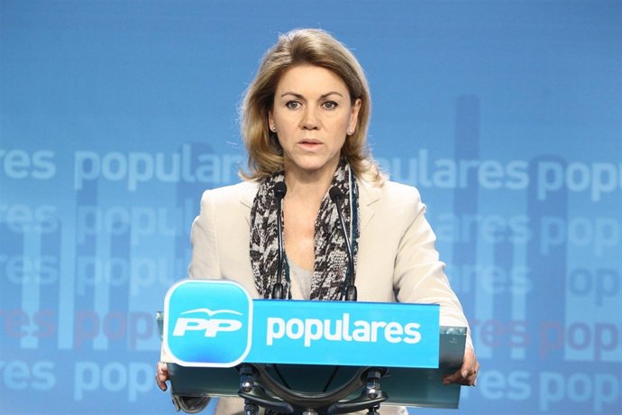 Rueda De Prensa De María Dolores De Cospedal