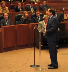 Juan José Lucas, En Su Discurso Tras Recibir La Medalla De Oro De Las Cortes