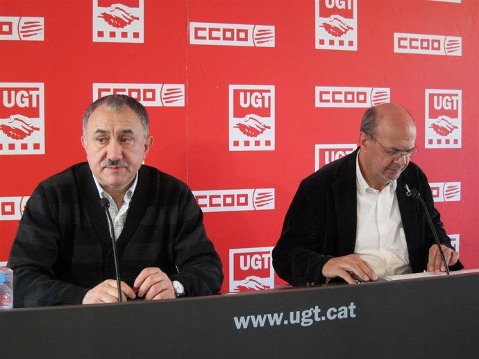 Álvarez (UGT) Y Gallego (CC.OO.)