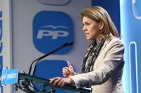 Cospedal recalca que el PP mantiene la misma postura ante ETA y confirma ronda de contactos con asociaciones de víctimas