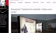 Web Dedicada A Valentín Paz-Andrade, Homenajeado Letras Galegas 2012