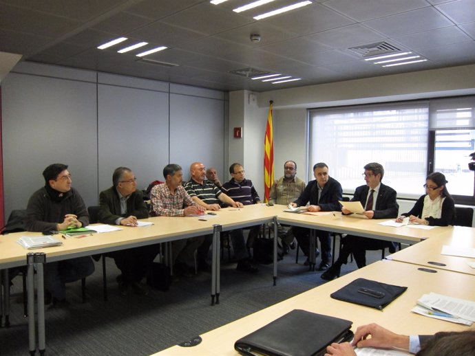 Reunión De Trabajadores De Metro-TMB Con Ramon Bonastre (Dtor.Relaciones Labls.)