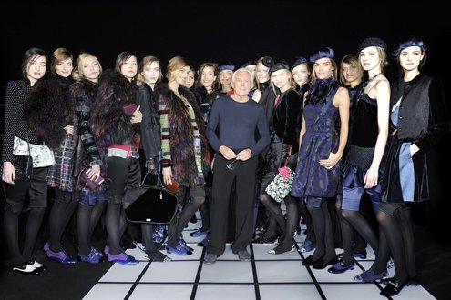 Fin Del Desfile De Emporio Armani 