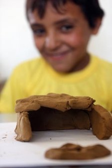 Niño Refugiado En Palestina