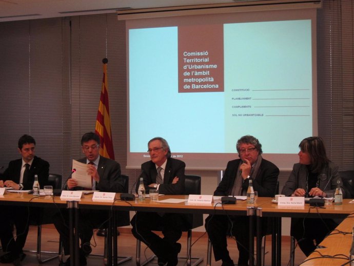 Damià Calvet, Lluís Recoder, Xavier Trias, Antonio Balmon Y Nuria Marín.