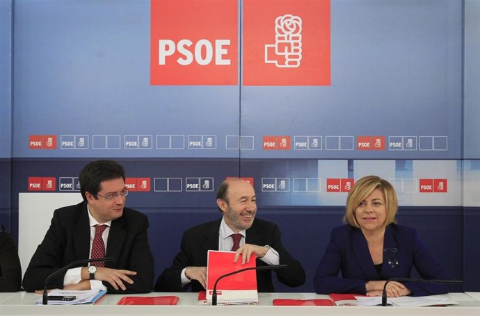 Rubalcaba Preside La Reunión Del Ejecutiva Del PSOE