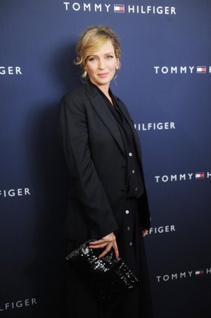 Uma Thurman En Un Photocall