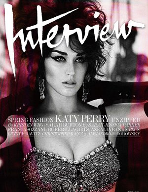 Katy Perry Posando Para La Portada De 'Interview'
