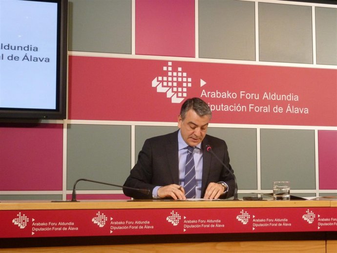 El Diputado General De Álava, Javier De Andrés.