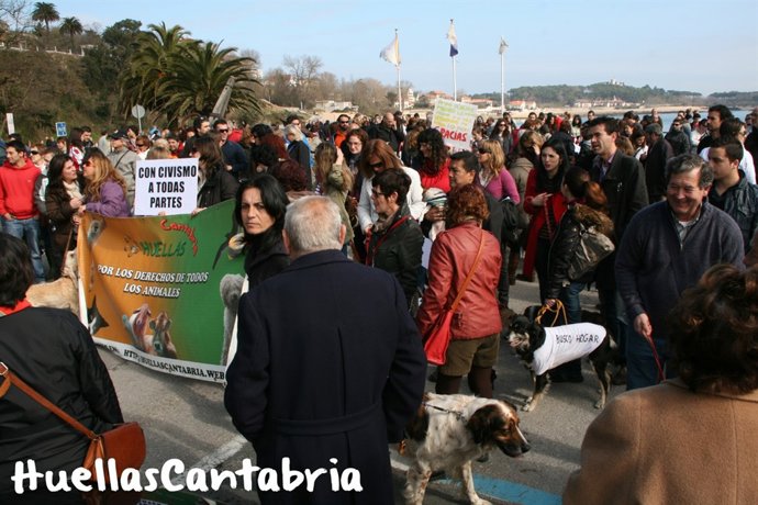 Protesta Contra La Ordenanza De Perros De Santander