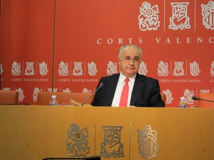 Blasco En La Rueda De Prensa Tras La Junta De Portavoces