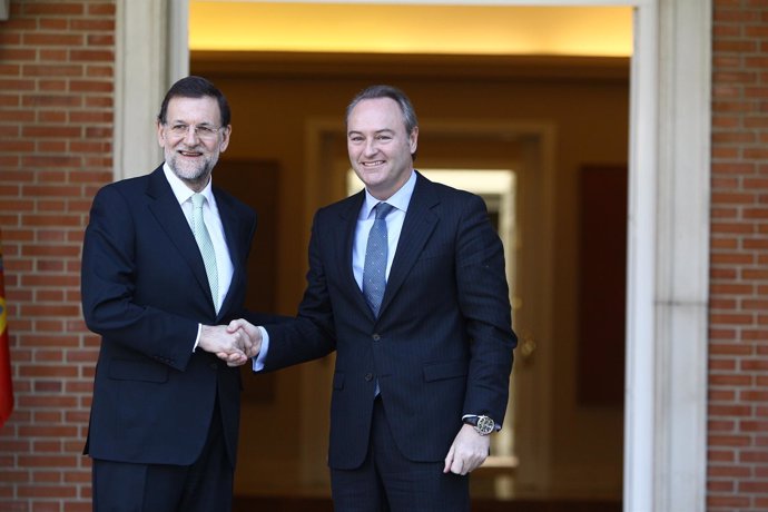 Rajoy Recibe A Alberto Fabra En Moncloa